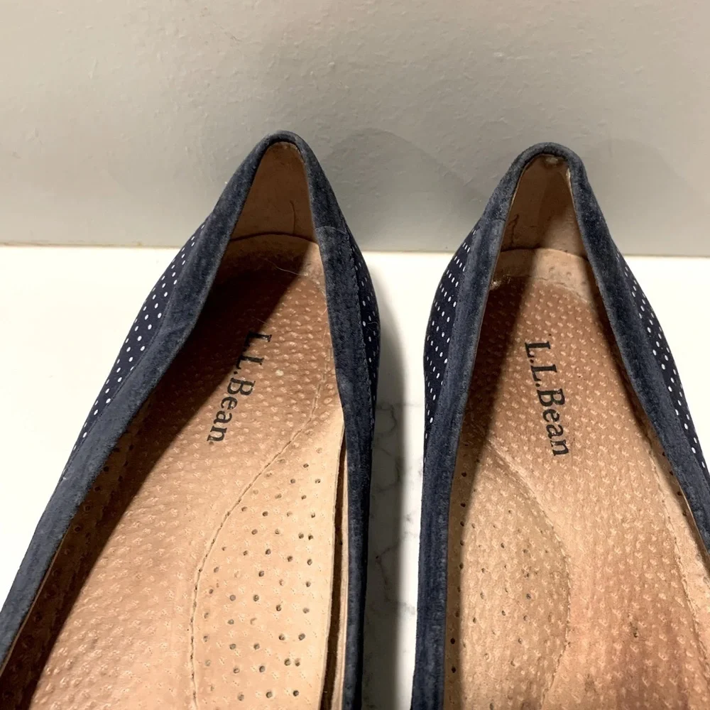 L.L. Bean Polka Dot Flats